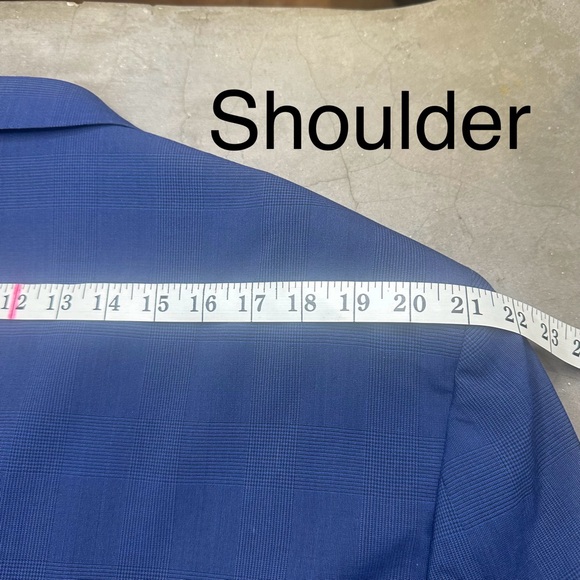 JB Britches Torino Wool Stretch Suit Blue Wool Sz 38R (Pants) 48R (Jacket) - Picture 7 of 16